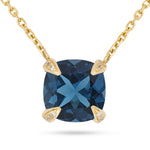 Load image into Gallery viewer, London Blue Topaz Necklace
