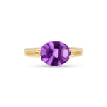 Load image into Gallery viewer, Purple Ice Round Cut Ring