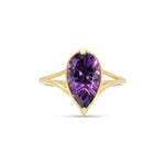 Load image into Gallery viewer, Purple Ice Drop Cut Ring