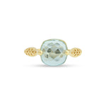 Load image into Gallery viewer, Frozen Lake Square Cut Blue Ring