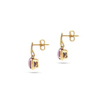 Load image into Gallery viewer, Purple Ice Cushion Earrings