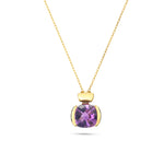 Load image into Gallery viewer, Purple Ice Cushion Pendant