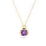 Load image into Gallery viewer, Purple Ice Cushion Pendant

