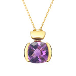 Load image into Gallery viewer, Purple Ice Cushion Pendant