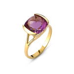 Load image into Gallery viewer, Purple Ice Cushion Ring
