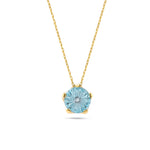 Load image into Gallery viewer, Blue Frost Round Cut Pendant