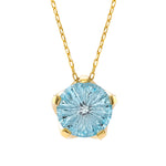 Load image into Gallery viewer, Blue Frost Round Cut Pendant