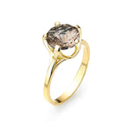 Load image into Gallery viewer, Hazy Ice Round Cut Ring