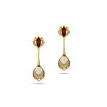 Load image into Gallery viewer, Lotus Garland Earrings