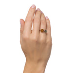 Load image into Gallery viewer, Silver Arch Honey Ring