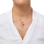 Load image into Gallery viewer, Morning Dew Pink & Purple Pendant