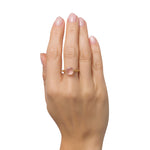 تحميل الصورة إلى عارض المعرض، خاتم وردي مقطوع بشكل مربع على شكل بحيرة مجمدة