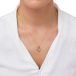 Load image into Gallery viewer, Frozen Lake Square Cut Green Pendant