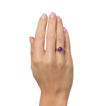 Load image into Gallery viewer, Purple Ice Round Cut Ring