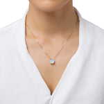 Load image into Gallery viewer, Blue Frost Round Cut Pendant