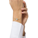 Load image into Gallery viewer, Blue Frost Round Cut Bracelet