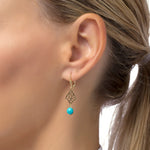 Load image into Gallery viewer, Turquoise Paradise Earrings
