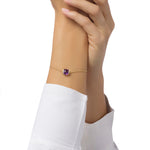 Load image into Gallery viewer, Purple Ice Cushion Bracelet