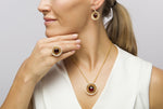 Load image into Gallery viewer, Goddess of Zircons Cherry Pendant