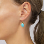 Load image into Gallery viewer, Eye of Turquoise Earrings