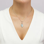 Load image into Gallery viewer, Morning Dew Aqua Pendant