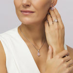 Load image into Gallery viewer, Morning Dew Pink Ring