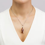 Load image into Gallery viewer, Silver Lining Honey Pendant