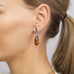 Load image into Gallery viewer, Silver Lining Honey Earrings