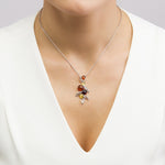 Load image into Gallery viewer, Silver Leaf Branch Pendant