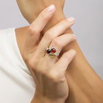 Load image into Gallery viewer, Silver Leaf Branch Ring