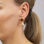 Load image into Gallery viewer, Goldie Locks Honey Earrings