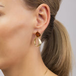 Load image into Gallery viewer, Goldie Locks Honey Earrings
