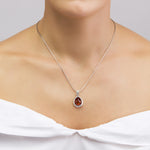 Load image into Gallery viewer, Silver Web Honey Pendant