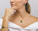 Load image into Gallery viewer, Deep Green Sea Earrings
