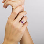 Load image into Gallery viewer, Morning Dew Purple Ring