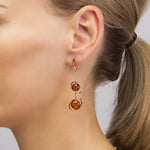 Load image into Gallery viewer, Firefly Honey Earrings