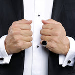 Load image into Gallery viewer, Cliff Oval Onyx Ring