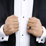 Load image into Gallery viewer, Hills Square Cut Cherry Ring