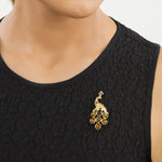 Load image into Gallery viewer, Peacock Harlequin Brooch