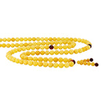Load image into Gallery viewer, Mala Antique White & Cherry Amber Mix