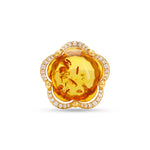 Load image into Gallery viewer, Sparkly Hibiscus Honey Ring