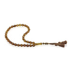 Load image into Gallery viewer, Caribbean Honey Amber 33 Beads Rosary Diamond Cut 4