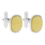 Load image into Gallery viewer, Cliff Antique Amber Cufflinks
