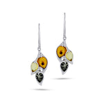 Load image into Gallery viewer, Ash Leaf Tricolor Earrings