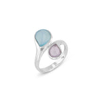 Load image into Gallery viewer, Morning Dew Pink & Aqua Ring