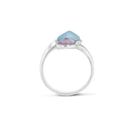 Load image into Gallery viewer, Morning Dew Pink & Aqua Ring