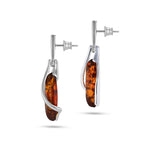 Load image into Gallery viewer, Silver Lining Honey Earrings