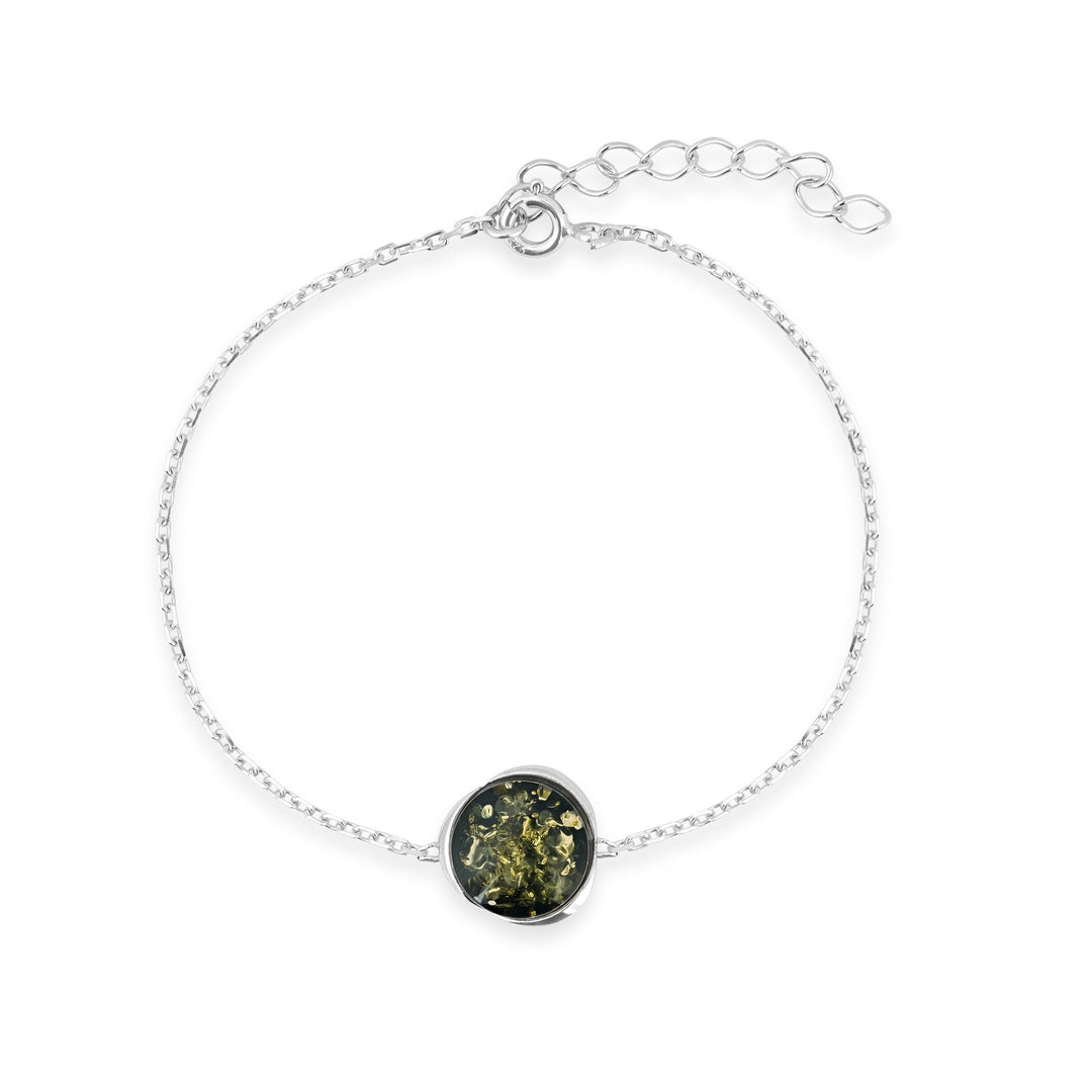 Round Amulet Green Bracelet
