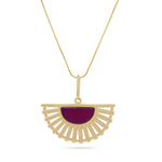 Load image into Gallery viewer, Peacock Purple Pendant