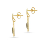Load image into Gallery viewer, Morning Dew Hazy Grey Drop Earrings